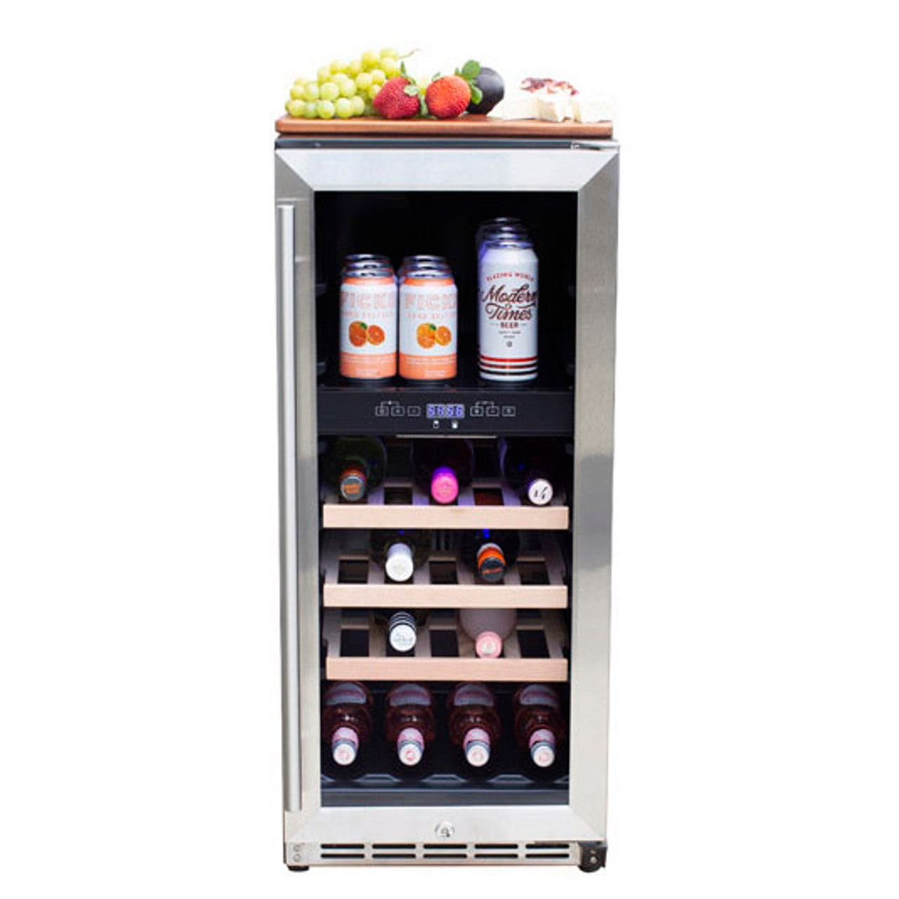 Summerset 15" Outdoor Rated Dual Zone Wine Cooler - RFR-15WD