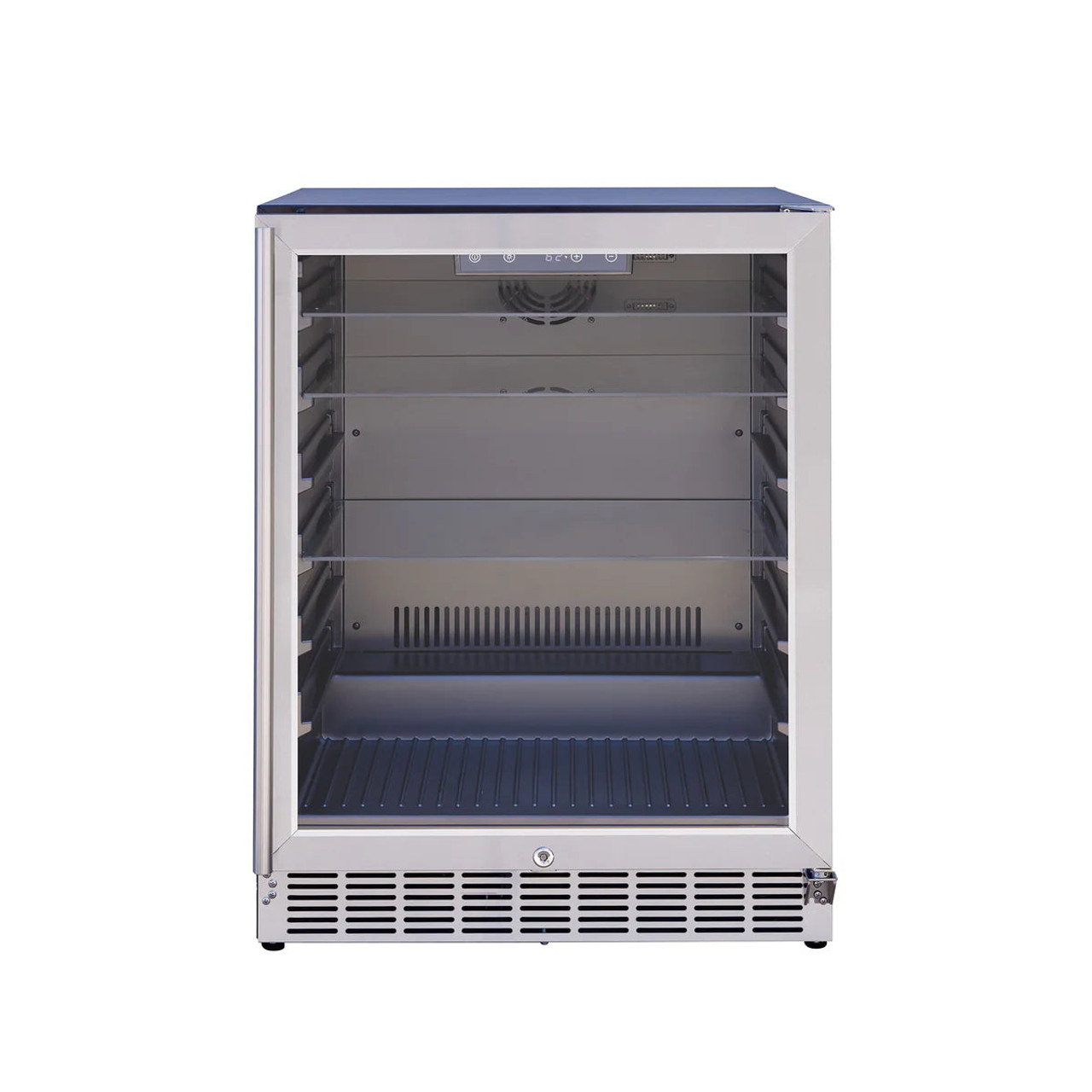 Summerset 24" 5.1C Outdoor Rated Fridge W/Glass Door And Glass Shelves - RFR-24G