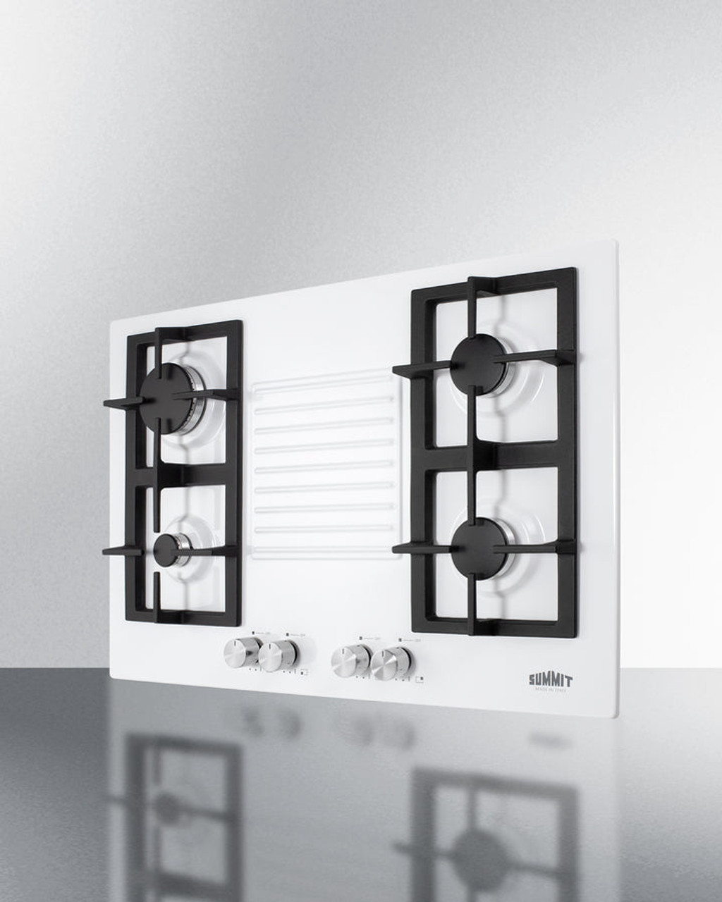 Summit - 30" Wide 4-Burner Gas Cooktop - GC431W