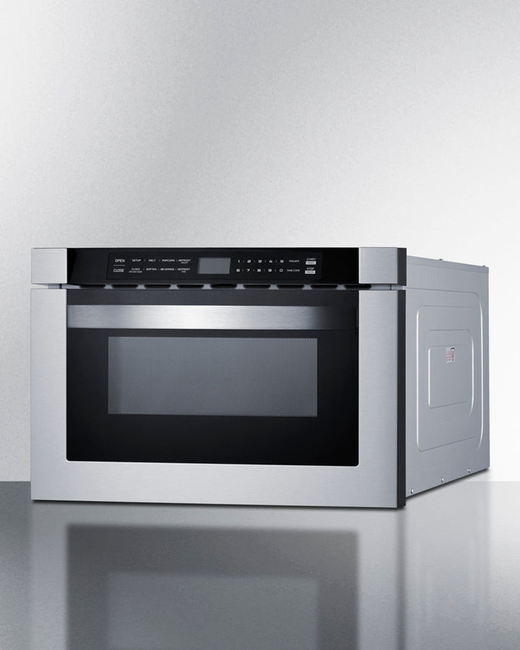 Summit - 24" Wide Built-In Drawer Microwave - MDR245SS