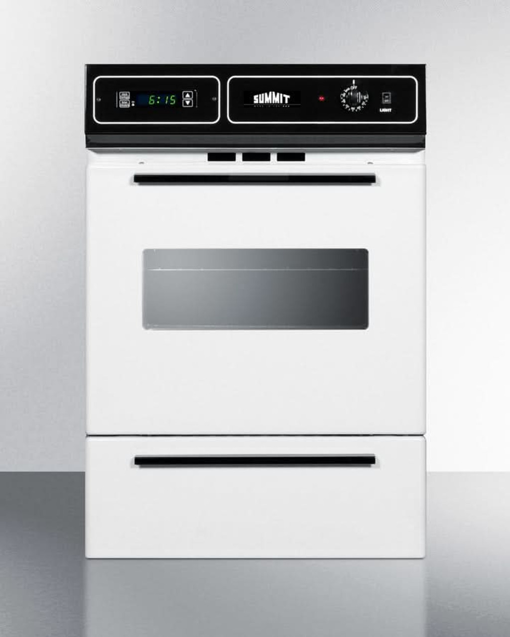 Summit 24" Wide Gas Wall Oven White - WTM7212KW