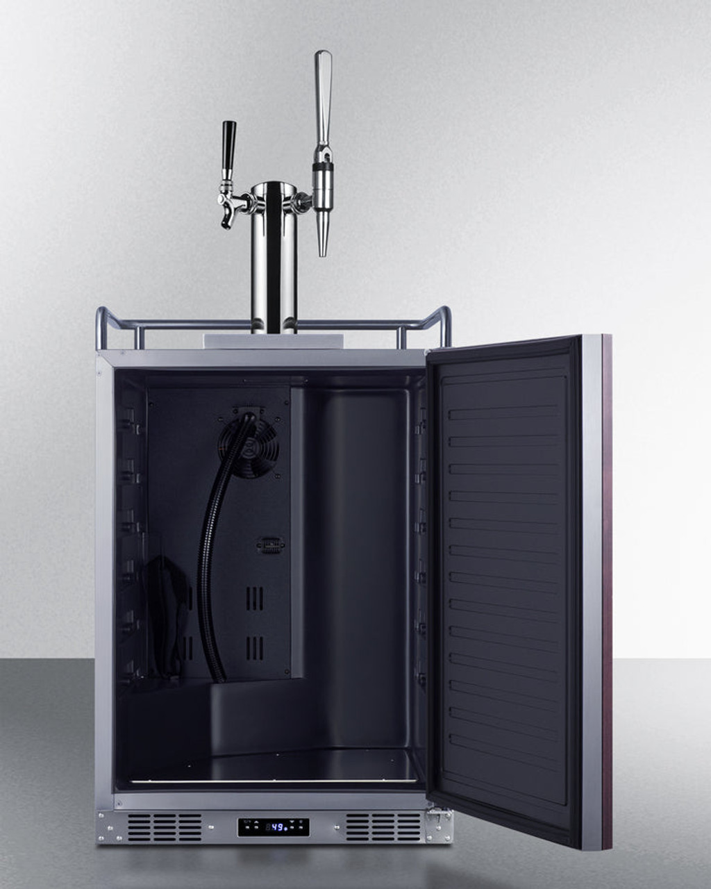 Summit 24" Wide Built-In Cold Brew/Nitro Coffee Kegerator (Panel Not Included) - SBC682PNRCMTWIN