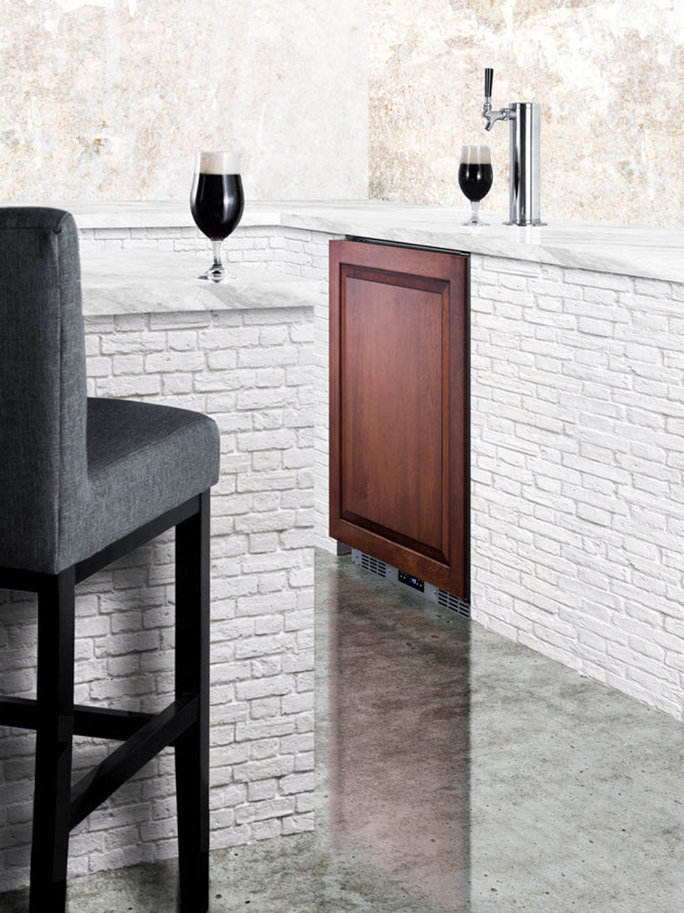 Summit - 24" Wide Built-In Kegerator (Panel Not Included) - SBC682PNR