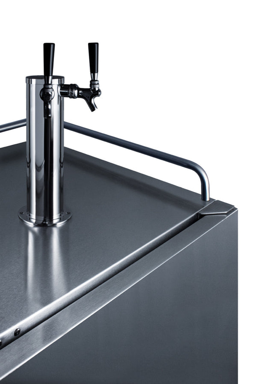 Summit - 24" Wide Built-In Outdoor Beer Kegerator - SBC683OSTWIN