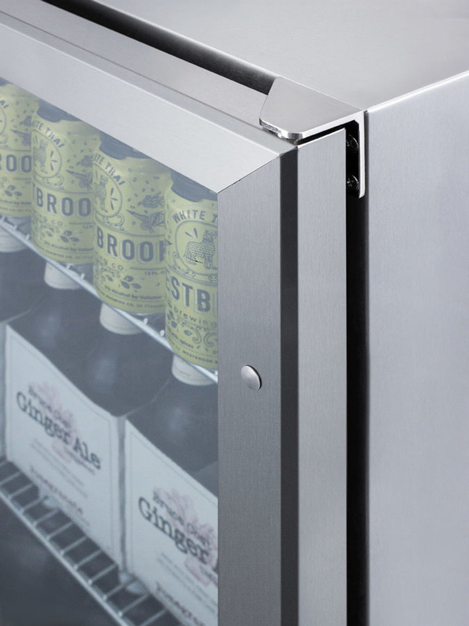Summit 24-Inch Outdoor Beverage Center with Glass Door - SCR611GLOS