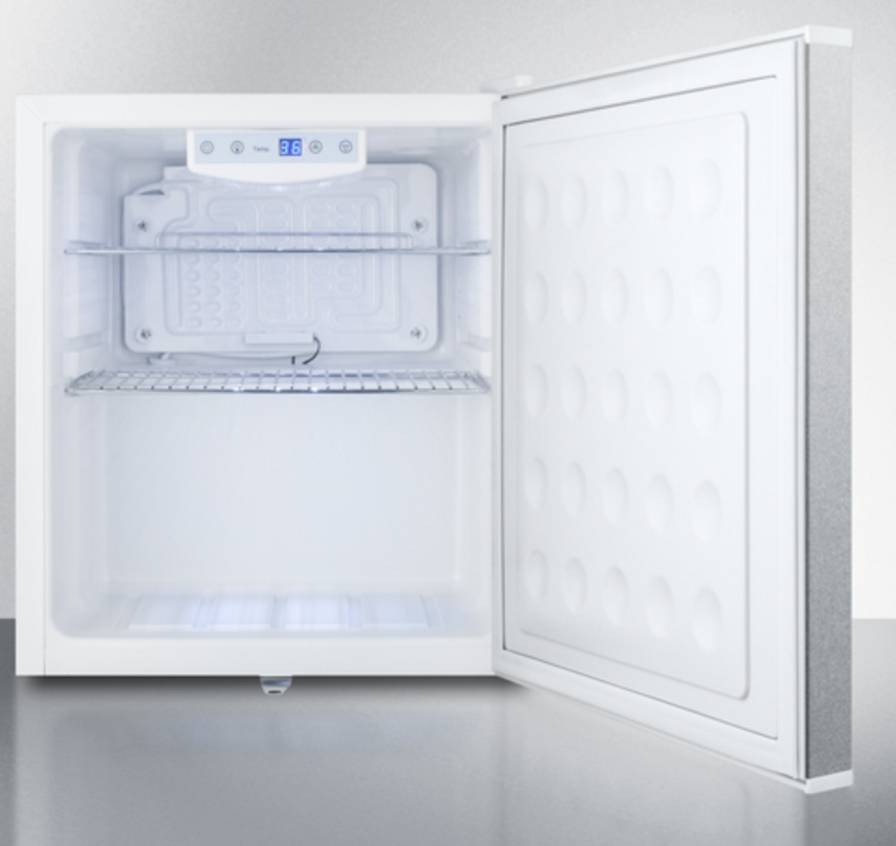 Summit Commercial - 17" Freestanding Compact All-refrigerator - FFAR25L7SS