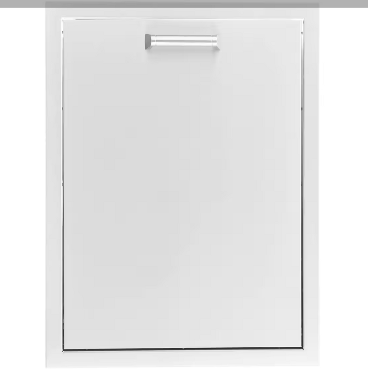 Eloquence 20-Inch Stainless Steel Roll-Out Double Trash & Recycling Bin, Contempo - Eloquence-260-TREC-DRW + Eloquence-350H-Handle