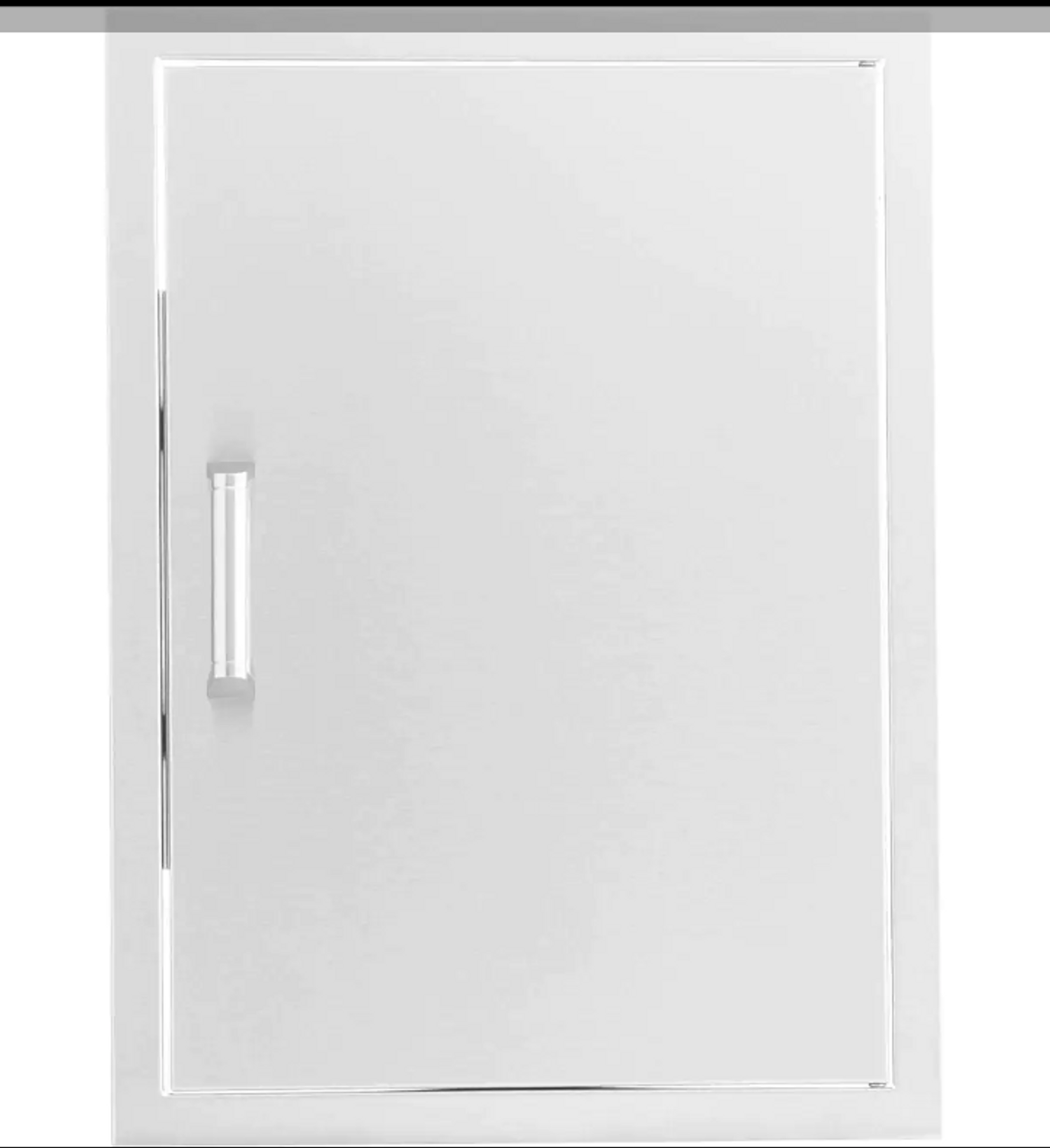 Eloquence 21-Inch Stainless Steel Reversible Single Access Door, Vertical, Contempo - Eloquence-260-SV-1724 + Eloquence-350H-Handle