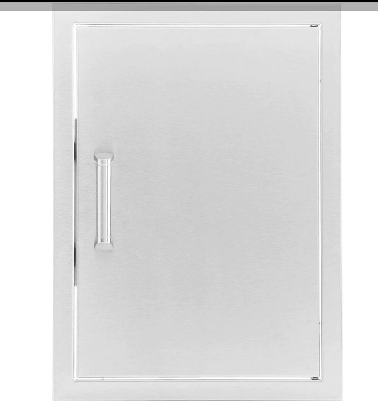 Eloquence 18-Inch Stainless Steel Reversible Single Access Door, Vertical, Contempo - Eloquence-260-SV-1420 + Eloquence-350H-Handle