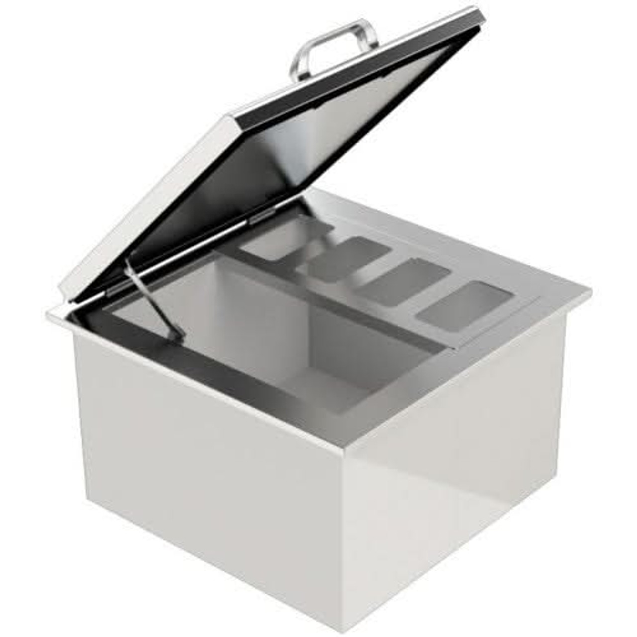 Eloquence 260 Series 25 Inch Drop In Ice Bin Cooler With Condiment Tray - Eloquence-260-DI