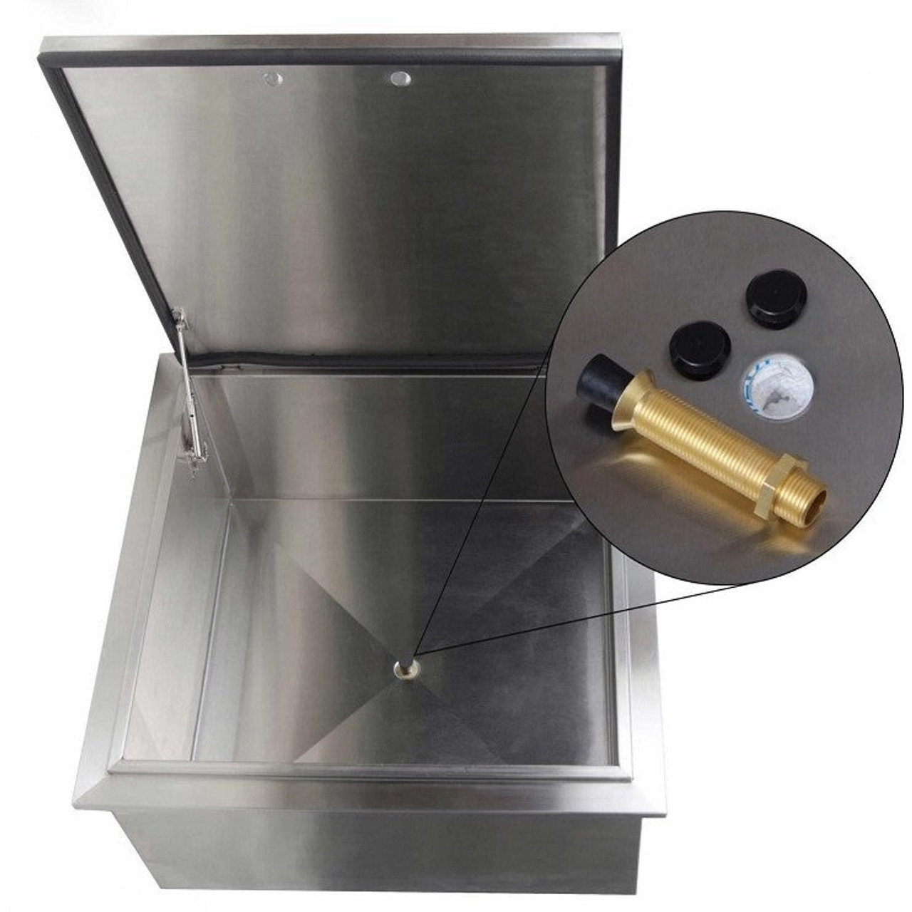 Eloquence 260 Series 18 Inch Drop In Ice Bin Cooler With Condiment Tray - Eloquence-260-18DI