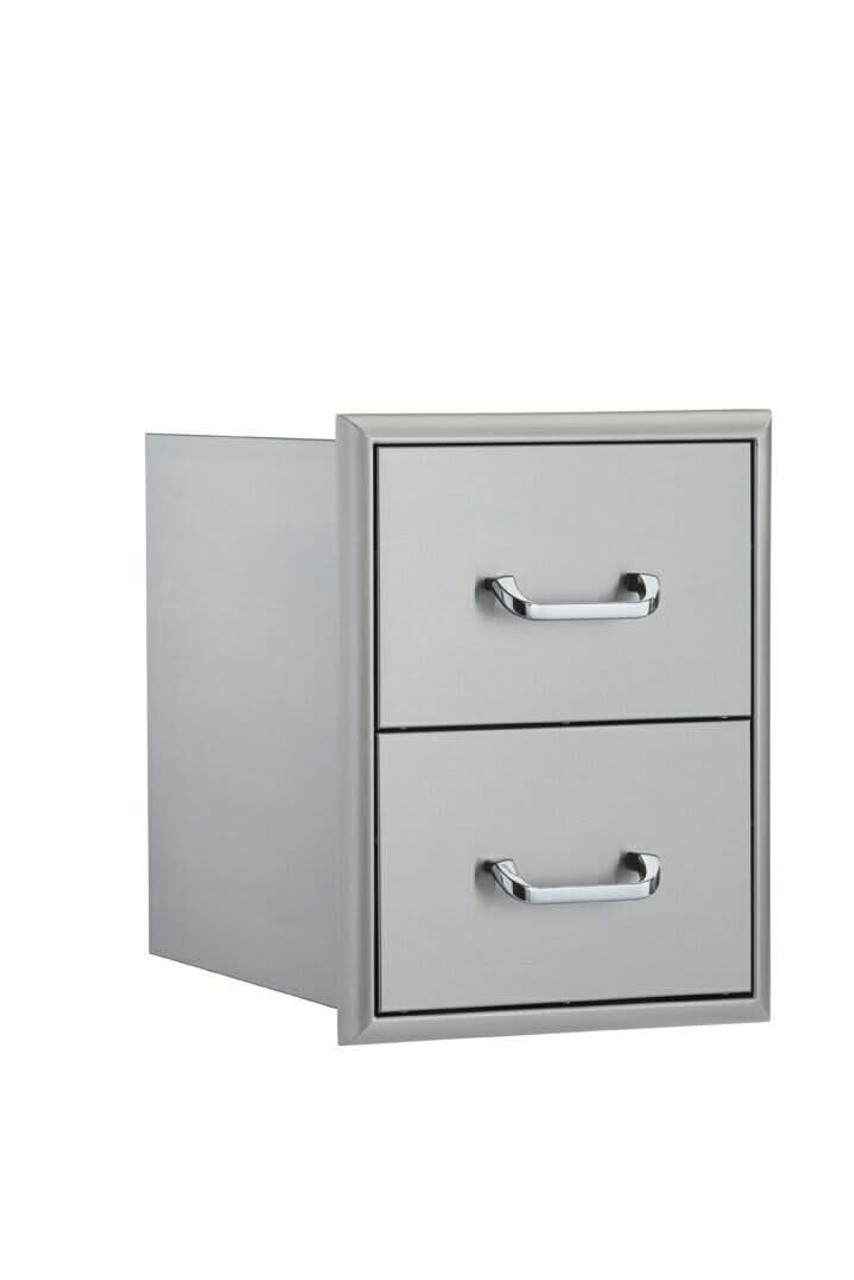Stainless Steel 16" Double Drawer Grandeur- 16DD-Grandeur