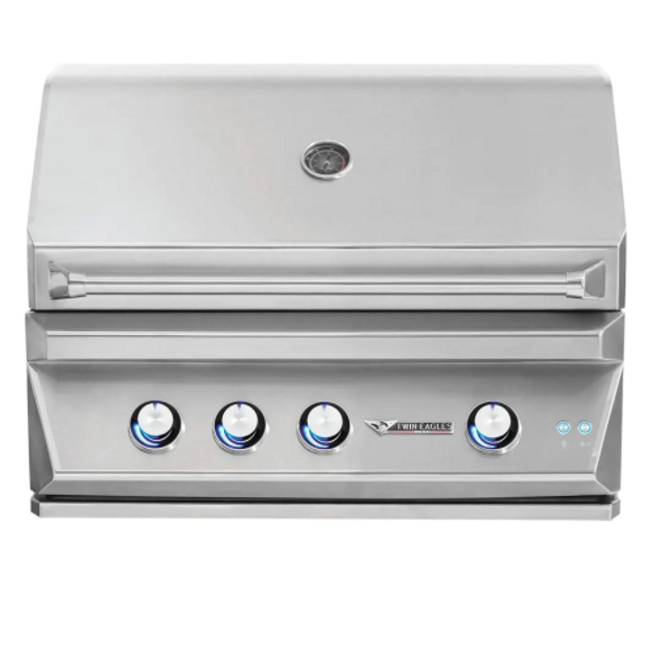 Twin Eagles TEBQ36R-CL Liquid Propane Gas with Cover, Double Side Burner, Double Access Door and Outdoor Refrigerator - PCKG2-TEBQ36R-CL