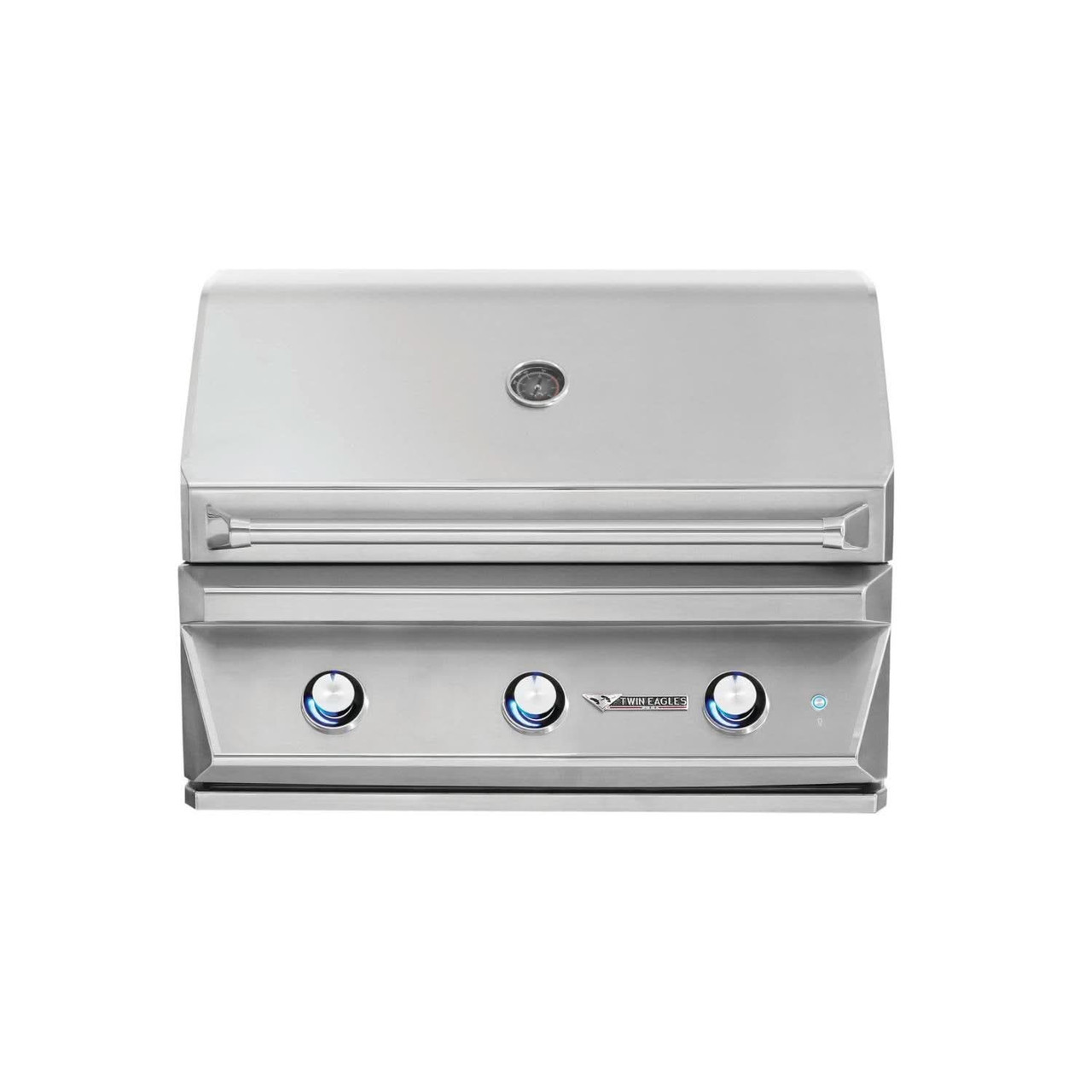 Twin Eagles TEBQ36G-CL Liquid Propane Gas with Cover, Double Side Burner, Double Access Door and Outdoor Refrigerator - PCKG2-TEBQ36G-CL