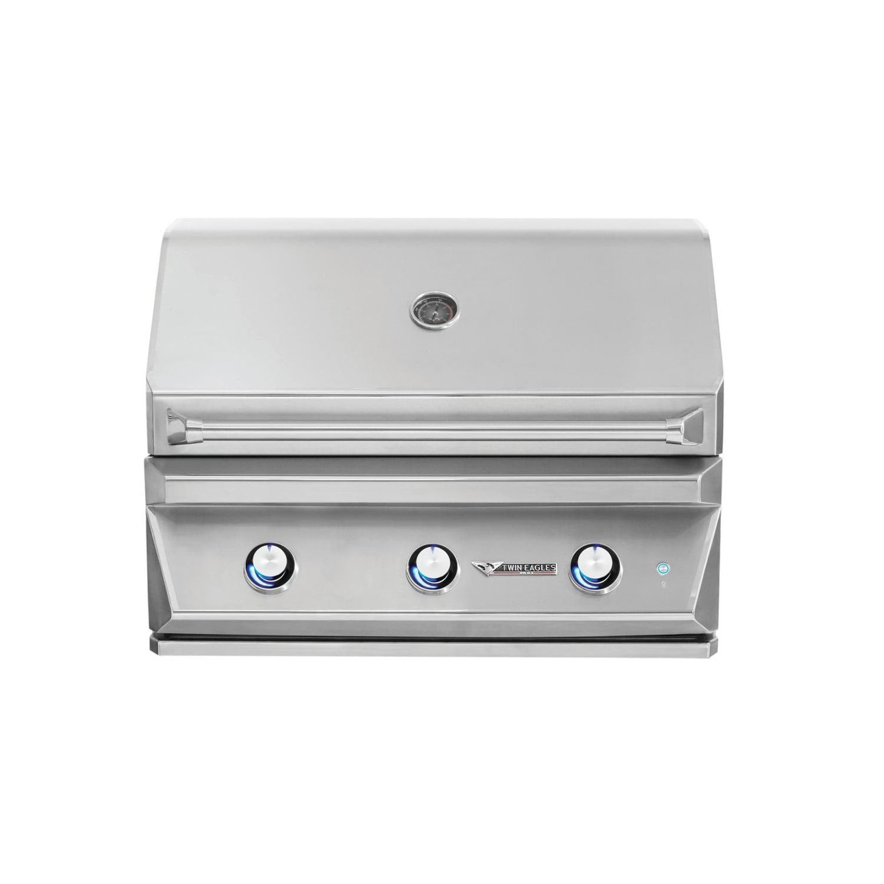 Twin Eagles TEBQ36G-CL Liquid Propane Gas with Cover, Double Side Burner, Double Access Door and Outdoor Refrigerator - PCKG2-TEBQ36G-CL