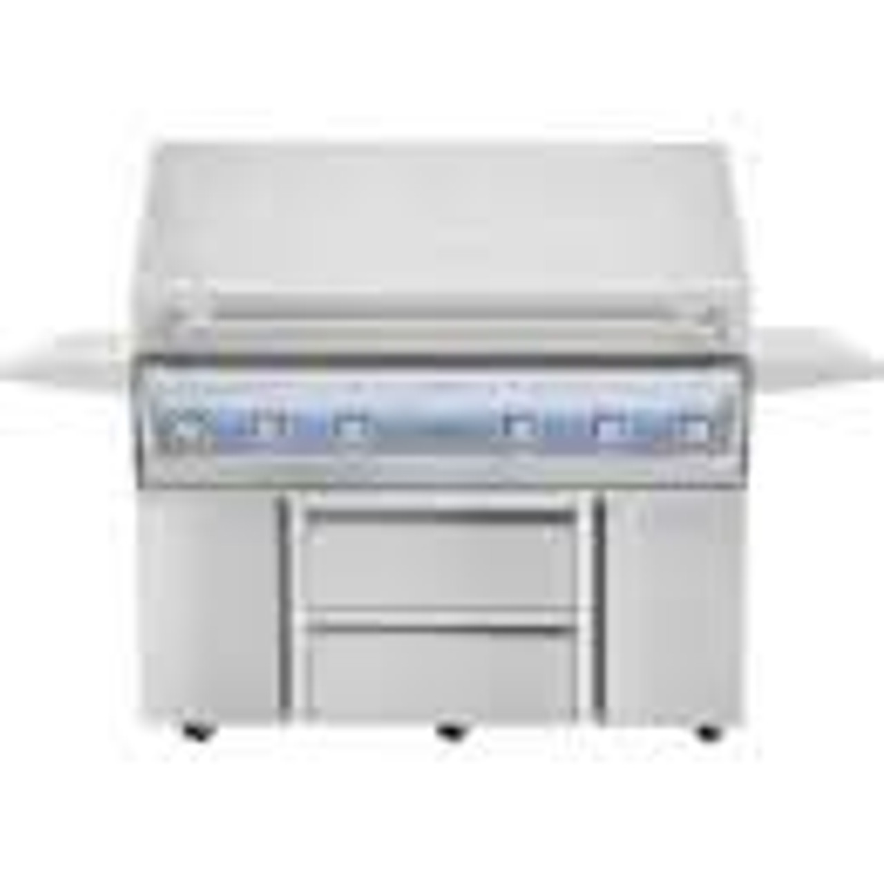 Twin Eagles TE1BQ54RS-L + TEGB54SD-B Liquid Propane Gas with Cover, Double Side Burner and Outdoor Refrigerator - PCKG2-TE1BQ54RS-L + TEGB54SD-B