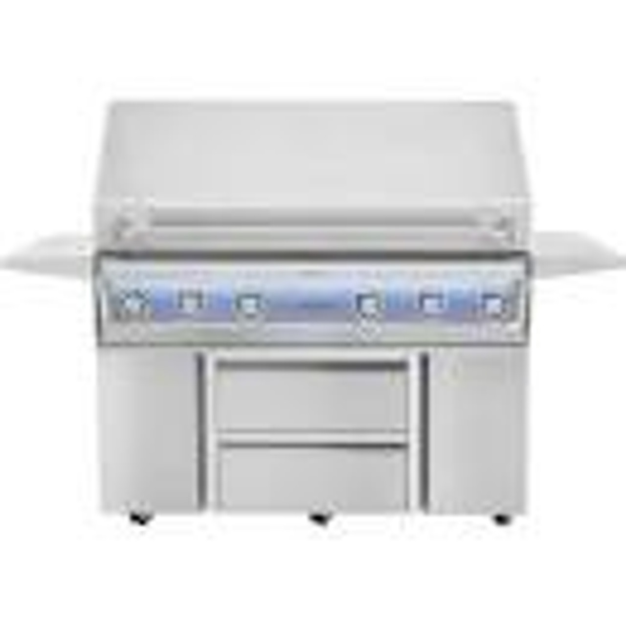 Twin Eagles TE1BQ54RS-L + TEGB54SD-B Liquid Propane Gas with Cover, Double Side Burner and Outdoor Refrigerator - PCKG2-TE1BQ54RS-L + TEGB54SD-B