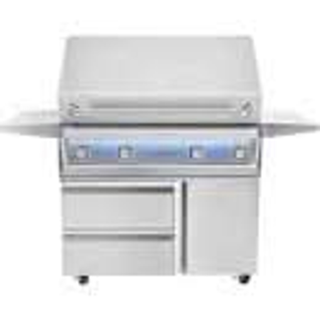 Twin Eagles TE1BQ42RS-N + TEGB42SD-B Natural Gas with Cover and Double Side Burner - PCKG1-TE1BQ42RS-N + TEGB42SD-B