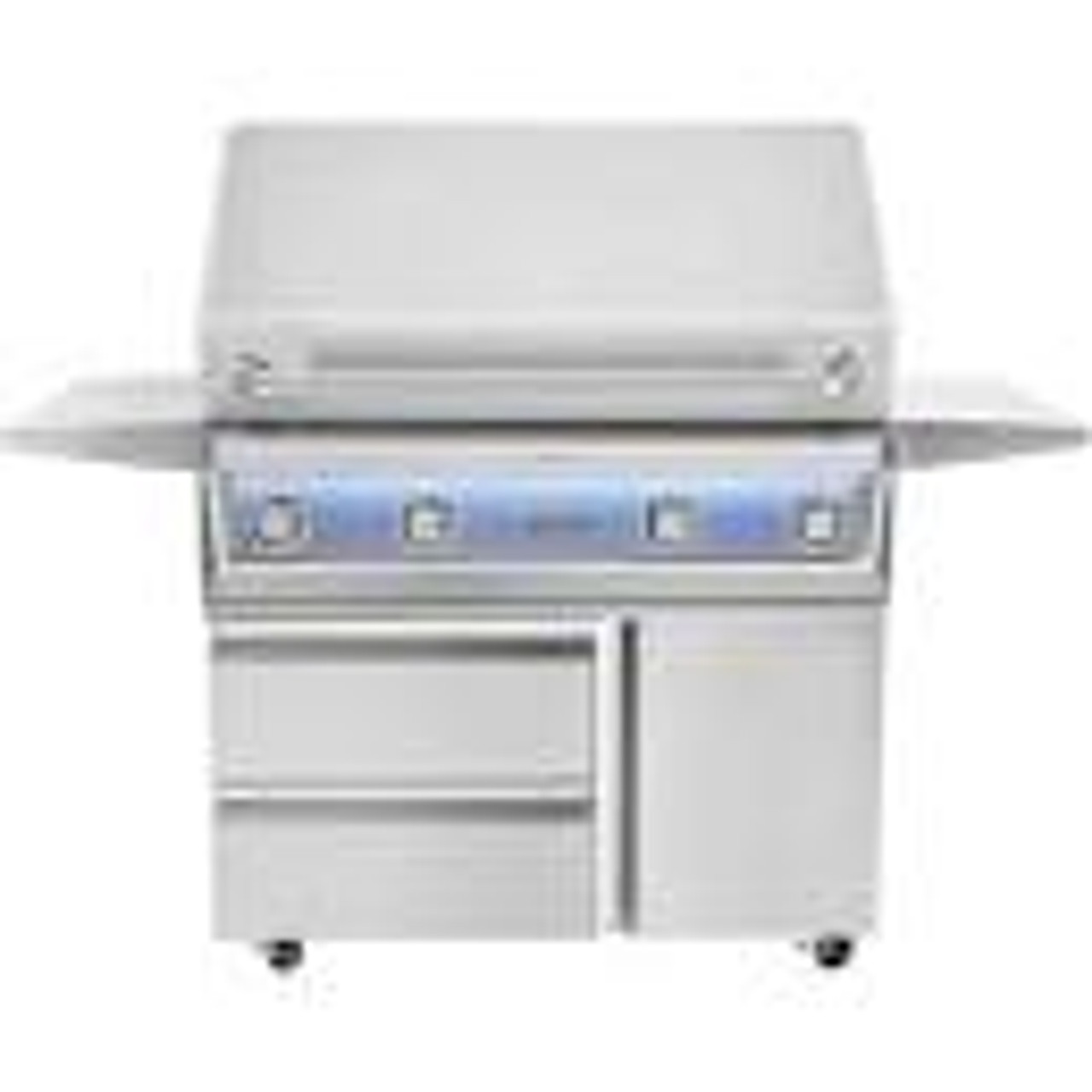 Twin Eagles TE1BQ42RS-N + TEGB42SD-B Natural Gas with Cover and Double Side Burner - PCKG1-TE1BQ42RS-N + TEGB42SD-B