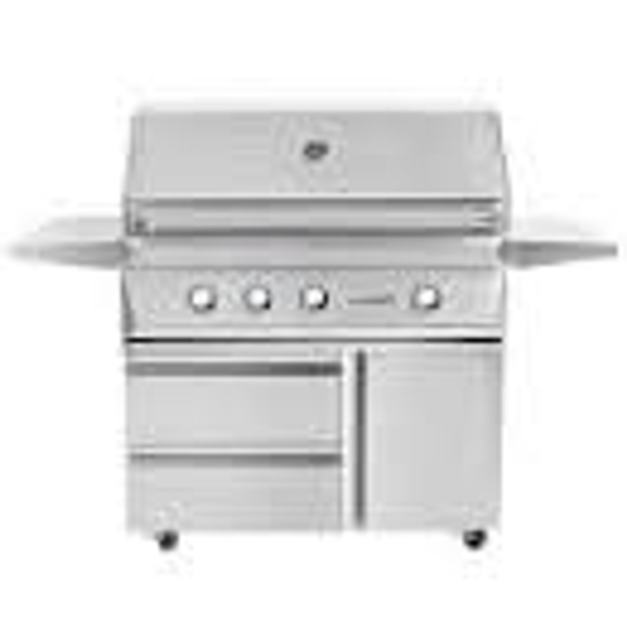 Twin Eagles TEBQ42R-CL + TEGB42SD-B Liquid Propane Gas with Cover and Double Side Burner - PCKG1-TEBQ42R-CL + TEGB42SD-B