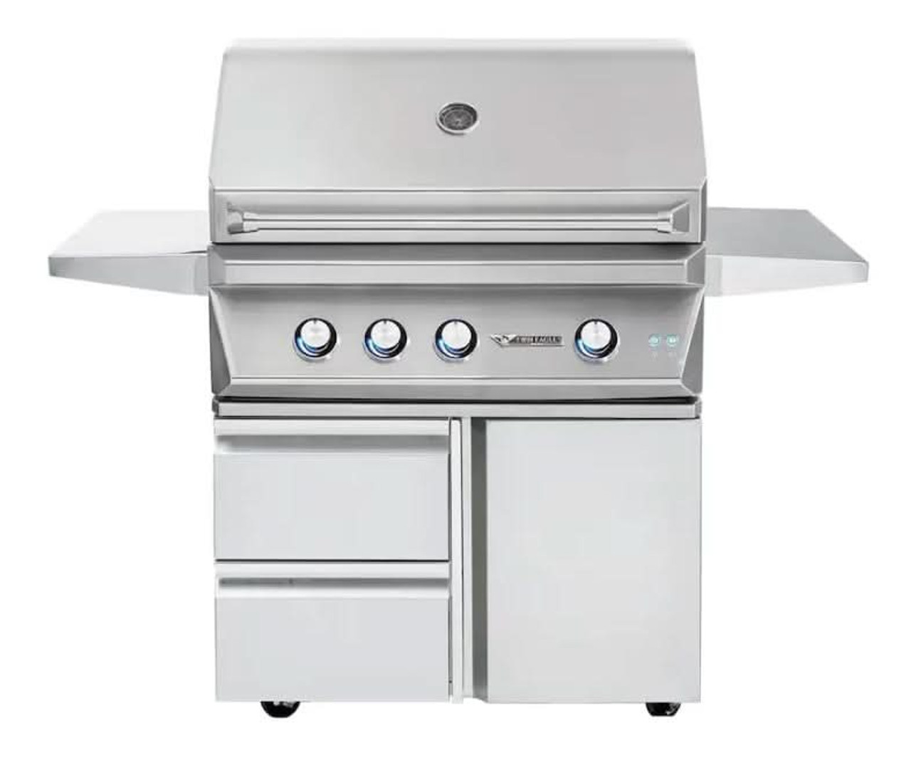 Twin Eagles TEBQ36RS-CN + TEGB36SD-B Natural Gas with Cover and Double Side Burner - PCKG1-TEBQ36RS-CN + TEGB36SD-B