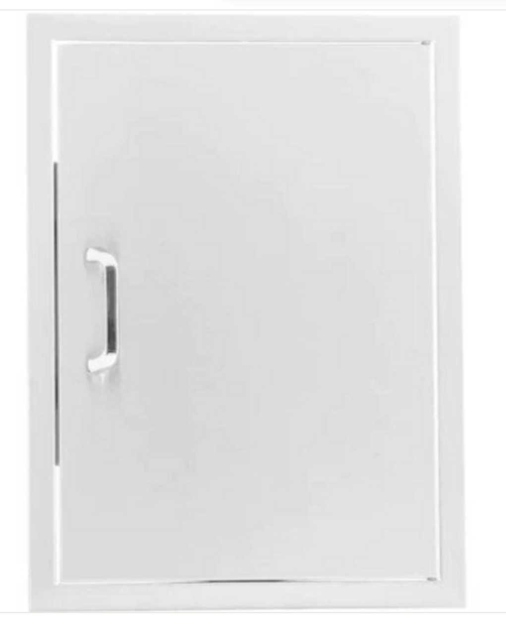 PCM BBQ-260-SV-1420 Single Access Door with Single Drawer and Trash Bin - PCKG1-BBQ-260-SV-1420