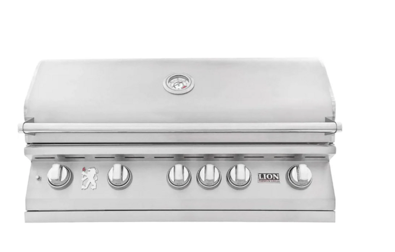 Lion 90814 Liquid Propane Gas with Cover and Double Side Burner - PCKG2-90814