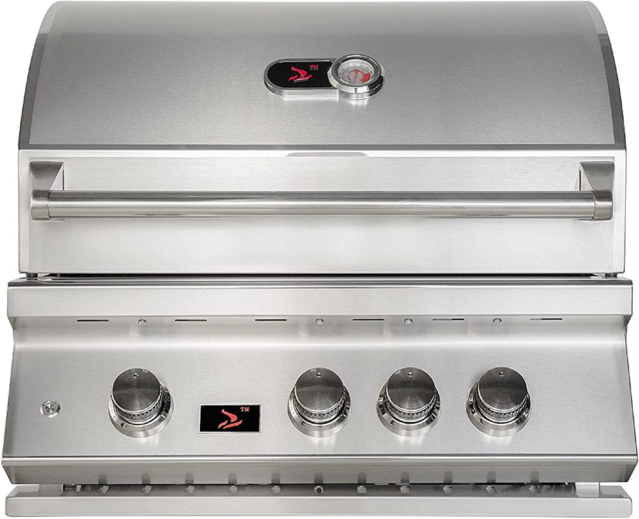 Bonfire Whistler - 28-Inch 3-Burner Built-In LP Grill with Side Burner Door/Drawer Combo and Smoker Box - PCKG2CBB3-LP-DDSMKBX