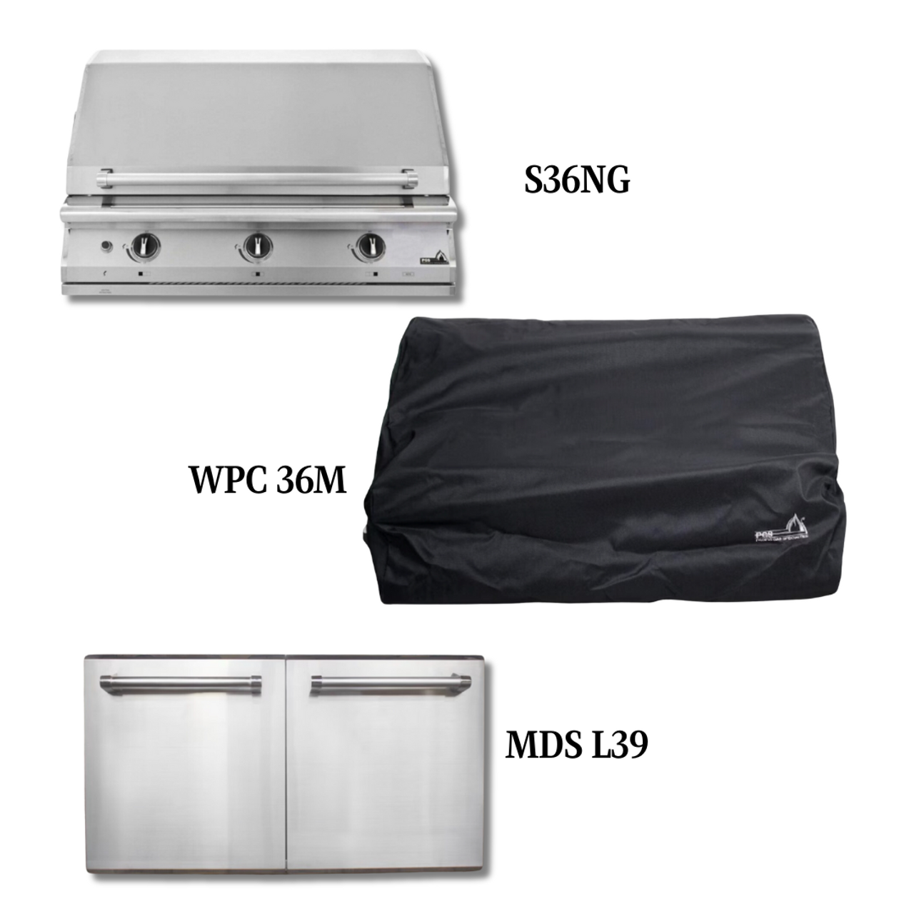 PGS S36NG Natural Gas with Cover and Double Access Door - PCKG1-S36NG