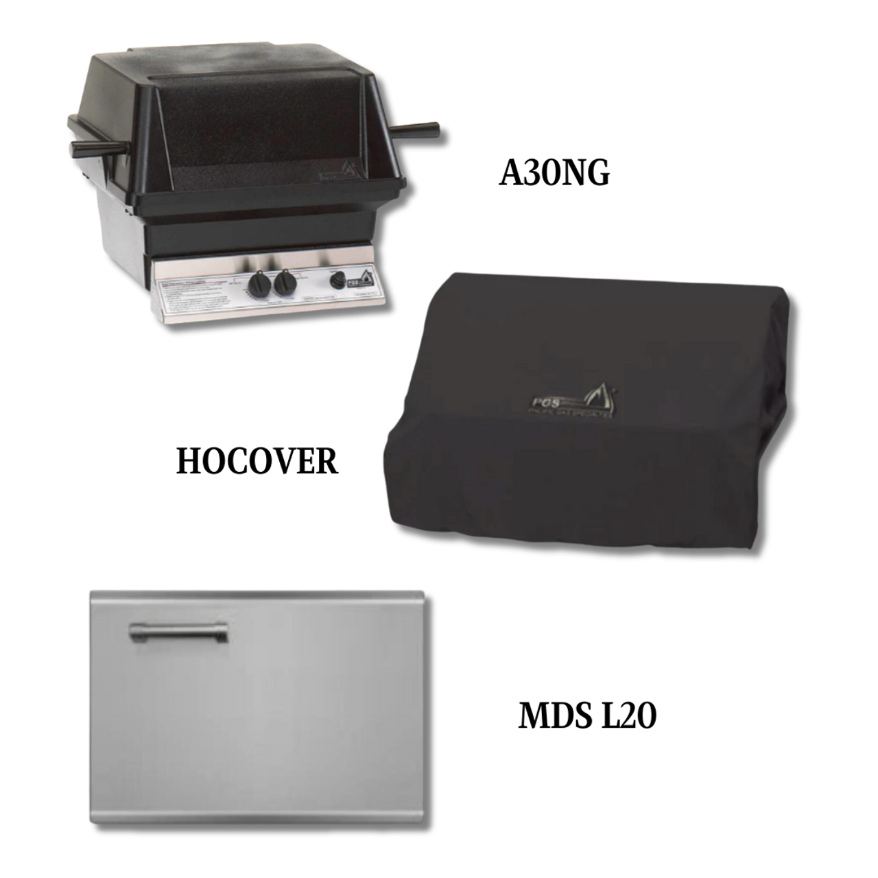 PGS A30NG Natural Gas with Cover and Single Access Door  - PCKG1-A30NG