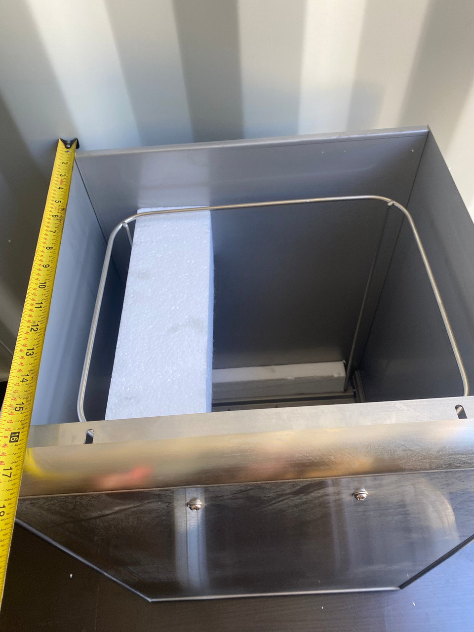 Open Box OCI Stainless Steel Roll Out Trash Drawer - OCI-TRD-OB
