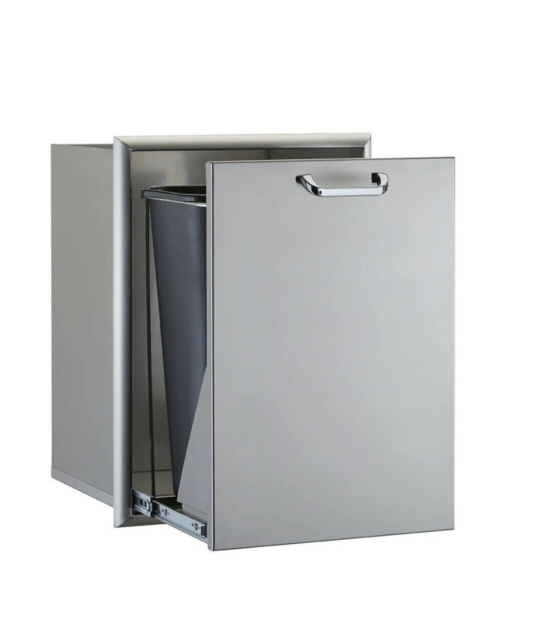 Open Box OCI Stainless Steel Roll Out Trash Drawer - OCI-TRD-OB