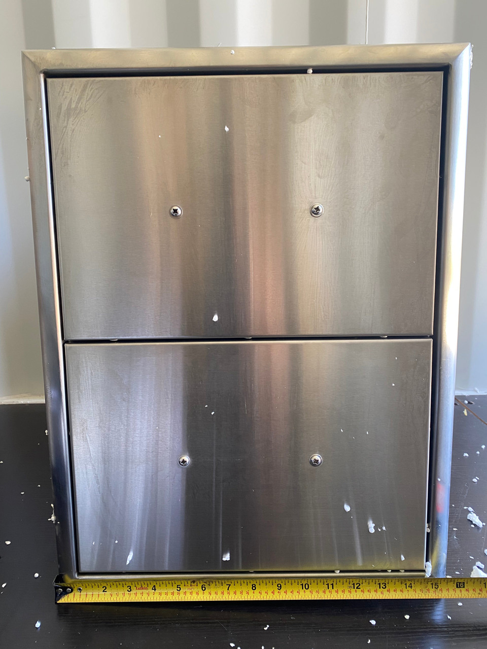 Open Box OCI Stainless Steel 16" Double Drawer - OCI-16DD-OB