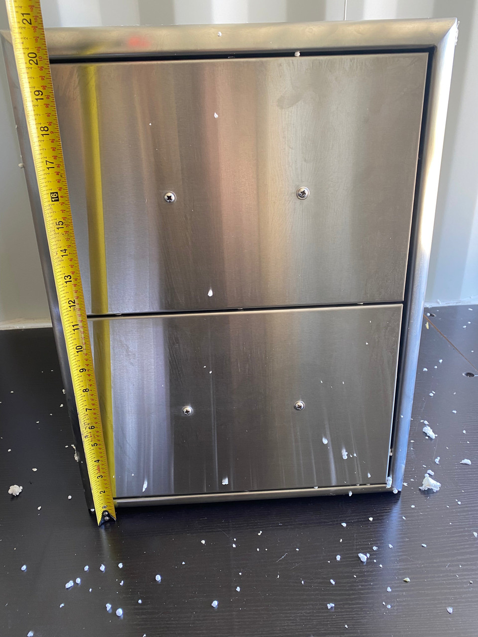 Open Box OCI Stainless Steel 16" Double Drawer - OCI-16DD-OB