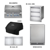 Napoleon Built-In 700 Series 32-Inch LP with Cover, Access Doors, Drawer and Refrigerator	- 700S325PCLPREF-PCKG