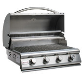 Blaze Prelude LBM 4 Burner 32 inch Grill Package w/ Cover, Door, Refrigerator LP - BLZ4LBM4PCPKGLP.1