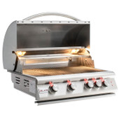 Blaze 4 Burner Grill Natural Gas, 32" Cover and Infrared Burner Package Deal - BBP1NG