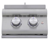 Blaze Premium LTE+ Natural Gas Stainless Steel Double Side Burner W/ Lid - BLZ-SB2-LTE3-NG