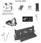 Peterson Gas Logs G18 Burner W/Variable Remote - G18243015P