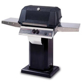MHP WNK4DD - 57-Inch 2-Burner Black Patio Base Grill with Stainless Steel Shelves and Sear Magic Grids - Natural Gas - WNK4DD-NS + OCOLB + OP-N