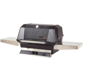 MHP WNK4DD - 57-Inch 2-Burner Stainless Patio Base Grill with Stainless Steel Grids and Standard Burners - Liquid Propane Gas - WNK4DD-P + OCOL + OP-P