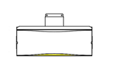 Bromic Heating - Replacement Part - Platinum Gas - 300 Series Glass Radiant Heater Bottom - BH8080004