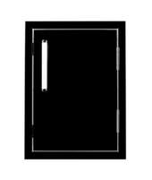 Whistler Vertical Single Door 14x20 Black Series- CBASDV1420-B
