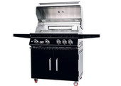 Bonfire Whistler Black Series - 34 - Inch 4-Burner Freestanding Grill with Infrared Rear Burner - Liquid Propane - CBF4DD-B-LP