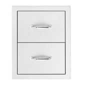 TrueFlame 17" Double Drawer Masonry Frame Return- TF-DR2-17M