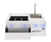 TrueFlame 30" Beverage & Prep Station with LED Lights- TF-BC-30L