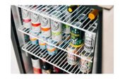 TrueFlame 24" 5.3C Deluxe Outdoor Rated Fridge Left to Right Opening- TF-RFR-24D
