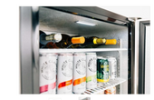 TrueFlame 24" 5.3C Deluxe Outdoor Rated Fridge Left to Right Opening- TF-RFR-24D