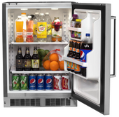 Fire Magic 24-Inch 5.1 Cu. Ft. Right Hinge Outdoor Rated Compact Refrigerator - 3589-DR