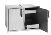 Fire Magic Premium Flush 30-Inch Enclosed Cabinet Storage With Drawers With Soft Close - 53930SC-22